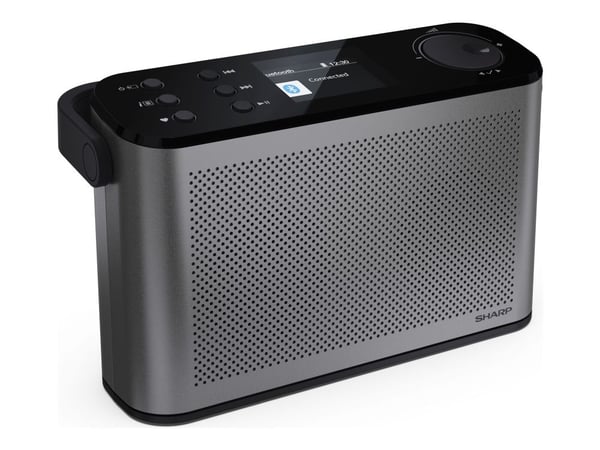 Sharp Osaka DR-P540 - Bärbar DAB-radio - inget operativsystem - åskmolnsgrå