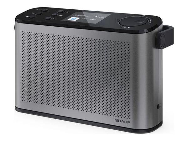 Sharp Osaka DR-P540 - Bärbar DAB-radio - inget operativsystem - åskmolnsgrå