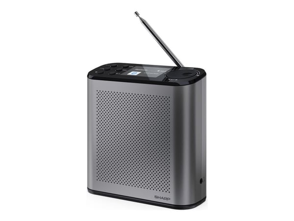 Sharp Osaka DR-P530 - Bärbar DAB-radio - inget operativsystem - åskmolnsgrå