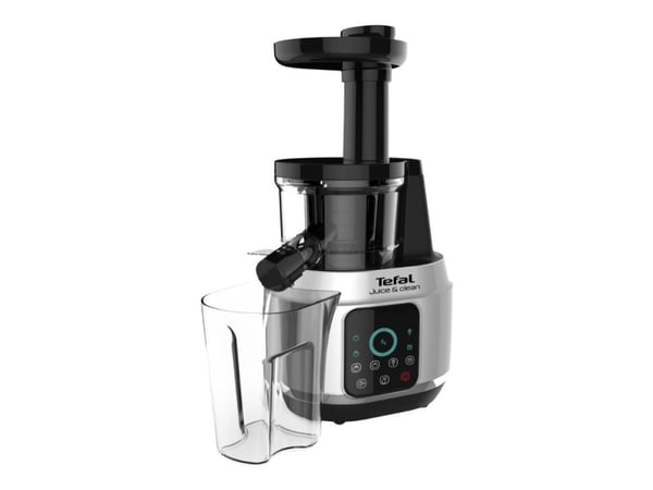 Tefal Juice & Clean ZC420E38 - Juicemaskin - 150 W - sølv/svart