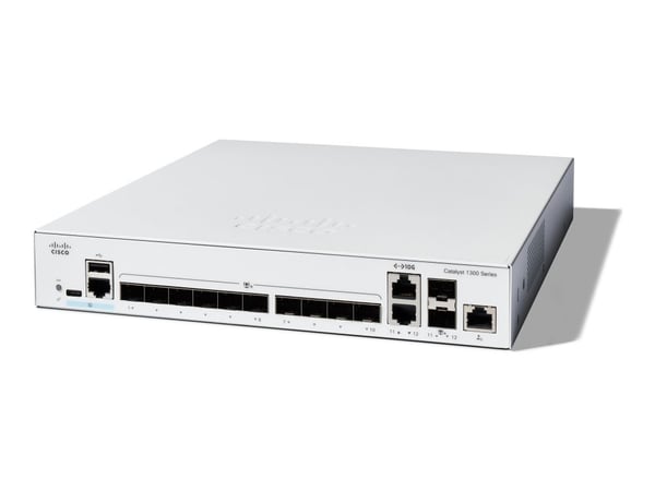Cisco Catalyst C1300-12XS, Hallittu, L2/L3, Telineasennus