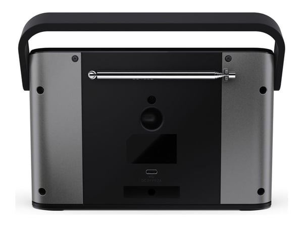 Sharp Osaka DR-P540 - Bärbar DAB-radio - inget operativsystem - åskmolnsgrå