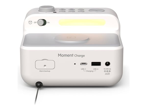 Pure Moment Charge - Klockradio - 10 Watt - inget operativsystem - bomullsvit