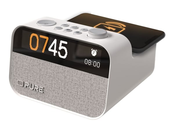 Pure Moment Charge - Klockradio - 10 Watt - inget operativsystem - bomullsvit