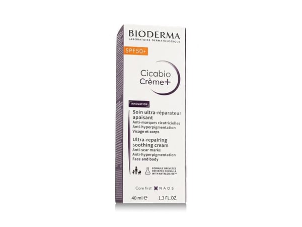Bioderma Bioderma Cicabio Creme+ Creme beroligende og gjenoppbyggende SPF 50+, 40 ml