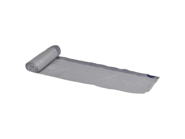 Spandeposer, 12 µm, 440 x 500 mm, LD-PE mørkegrå, rulle a 20 stk - (24 stk.)