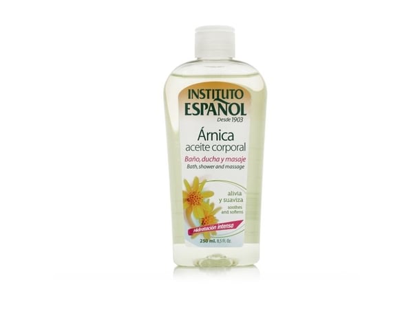 Instituto Español Arnica Body Oil Aches and Pain Relief Muscle Recovery and Therapy Aid 8.5 Fl.Oz 250ml