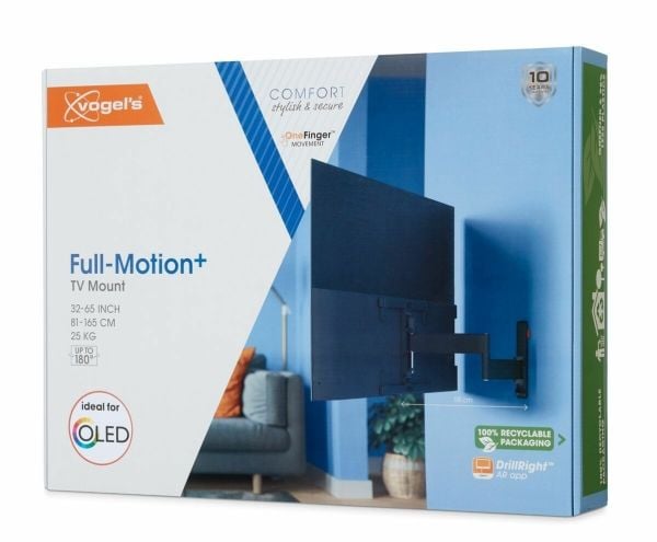 Vogel''s TVM 3643, 165,1 cm (65"), 200 x 200 mm, 400 x 400 mm, 0 - 20°, 180°, Sort