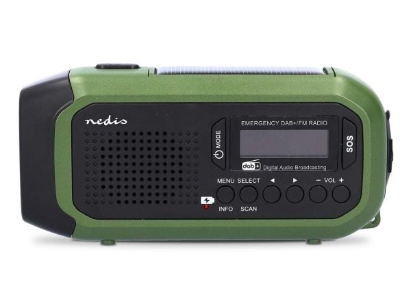 Nedis RDDBCR2000GN, Bærbar, Digitalt, DAB+, FM, 87,5 - 108 MHz, 174 - 240 MHz, 1 W