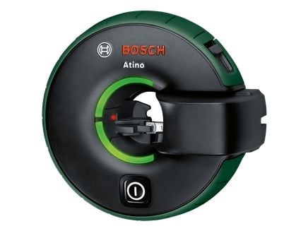 Bosch Atino, 1,7 m, 270°, 630 - 650 nm (< 10 mW), Linjevater, Svart, Grønn, Batteri