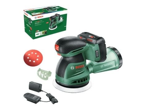 Bosch UniversalOrbit 18V-20, Excentersliper, svart, grønn, 10000 OPM, 23000 OPM, 1 mm, 5,5 m/s²