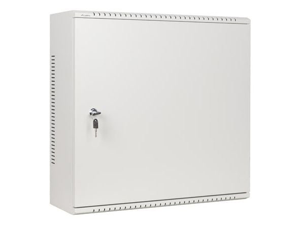 Lanberg WAF1 Series - Skap - 540 x 200, low profile, assembled - veggmonterbar - grå, RAL 7035 - 6U - 19"