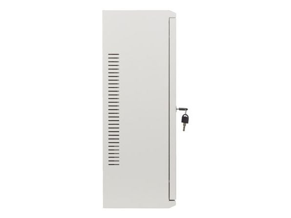 Lanberg WAF1 Series - Skap - 540 x 200, low profile, assembled - veggmonterbar - grå, RAL 7035 - 6U - 19"