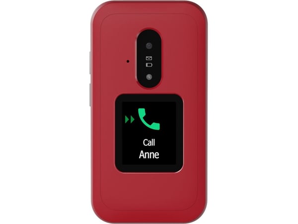 Doro Leva E30, Simpukka, Yksittäinen SIM, 7,11 cm (2.8"), 0,3 MP, 1150 mAh, Punainen, Valkoinen