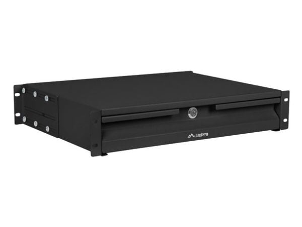 Lanberg - Rackskuff - 483 x 360 mm - svart, RAL 9004 - 2U - 19"