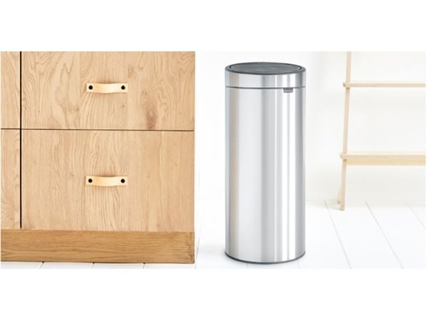 Brabantia - 115349 - Kosketusastia Unie Uusi, 30 L - ruostumaton teräs Matta