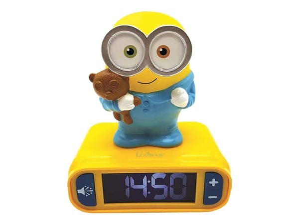 The Minions Night Light Alarm Clock with Sounds
