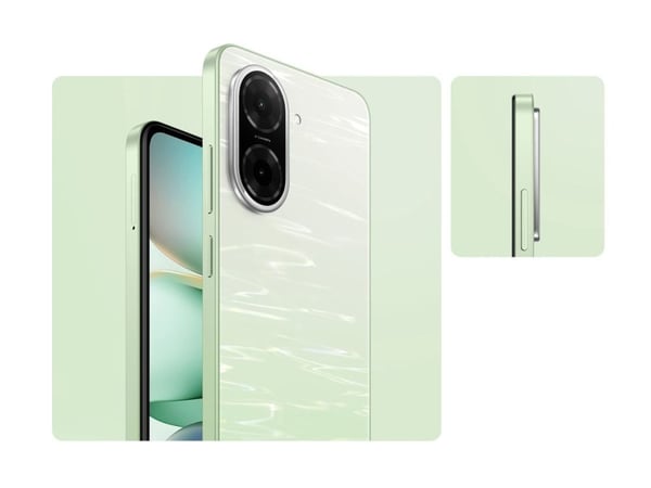 Xiaomi Redmi A5 - 4G smarttelefon - dobbelt-SIM - RAM 4 GB / Internminne 128 GB - microSD slot - 6.88" - 1640 x 720 piksler (120 Hz) - 2x bakkamera...