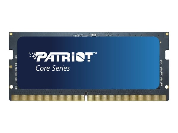 Patriot Core Series - DDR5 - modul - 48 GB - SO DIMM 262-pin - 5600 MT/s / PC5-44800 - CL46 - 1.1 V - ikke-bufret - on-die ECC - blå