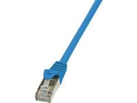 LogiLink - Koblingskabel - RJ-45 (hann) til RJ-45 (hann) - 1 m - SF/UTP - CAT 5e - blå