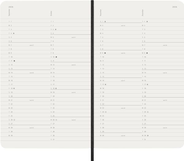 Classic Soft 12M MonthNote Large Sort 2026
