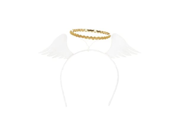 Hårband guld ängel