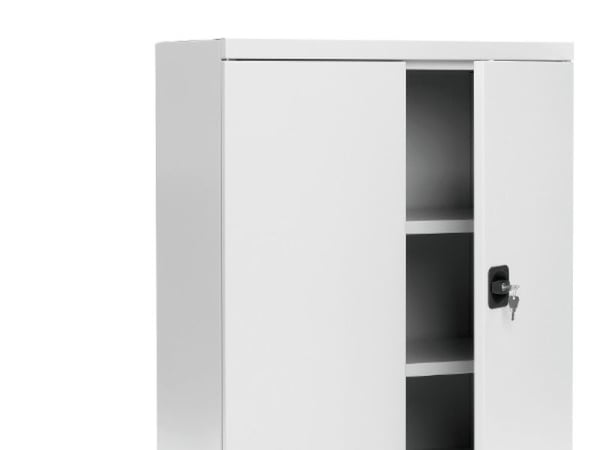 Kontorskab/Opbevaringskab i stål - SMK 1040x1000x435 mm