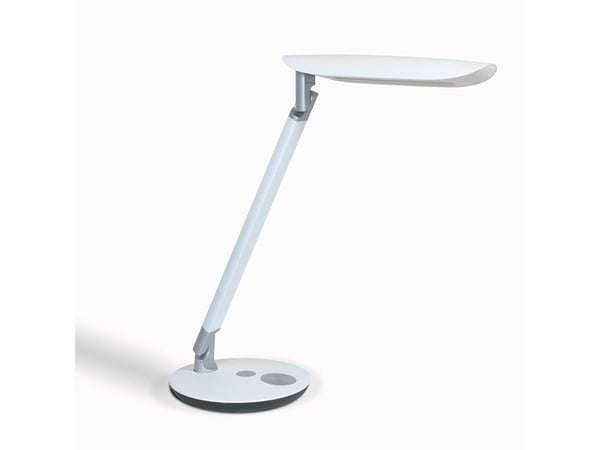 Funkia Hvid LED bordplampe