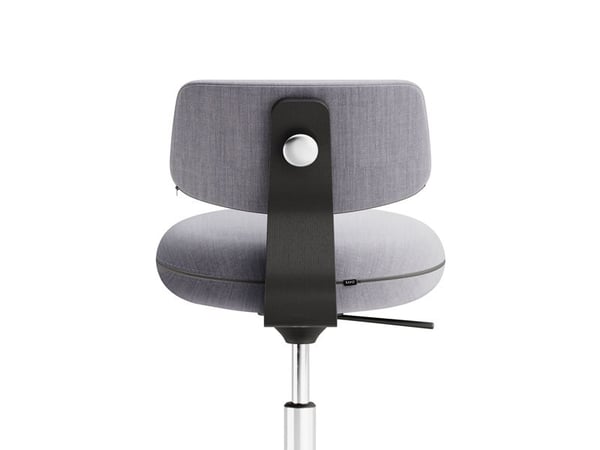 Kontorstol Savo 360H fodring Black Ash