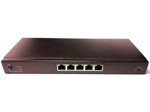 Longshine LCS-2.5GS7105, Hallitsematon, Gigabit Ethernet (10/100/1000), Täysin kaksipuolinen, Seinäkiinnitteinen