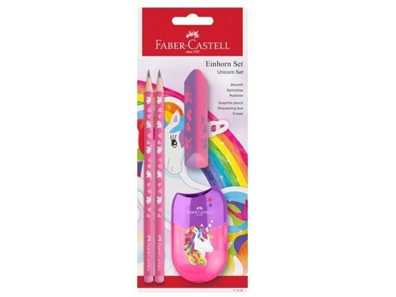 Faber-Castell 111518, HB, Flerfarget, Triangulær, Kunst, Hobby, Kontor, Skole, Blister, 2 stykker