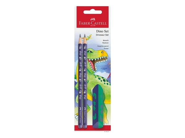 Faber-Castell 111517, HB, Flerfarget, Triangulær, Kunst, Grafisk tegning, Hobby, Kontor, Skole, Technical drawing, Blister, 2 stykker