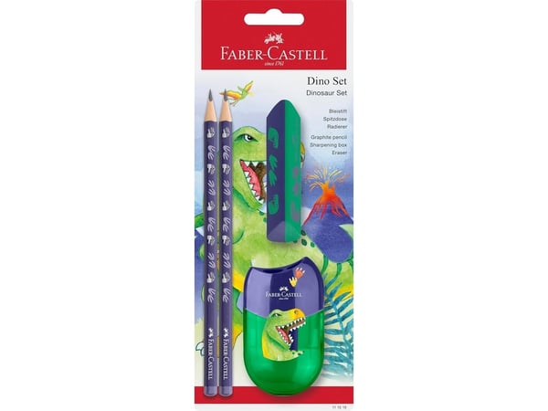Faber-Castell 111519, HB, Flerfarget, Triangulær, Kunst, Hobby, Kontor, Skole, 2 stykker, Tyskland