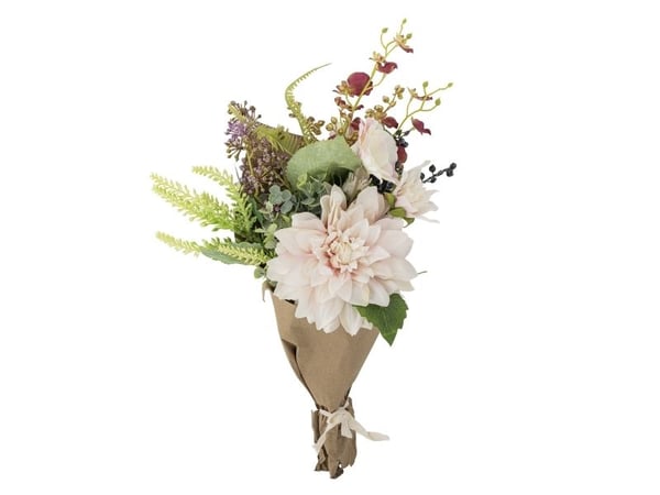 BLOOMINGVILLE Splendor bukett, rosa, kunstige blomster