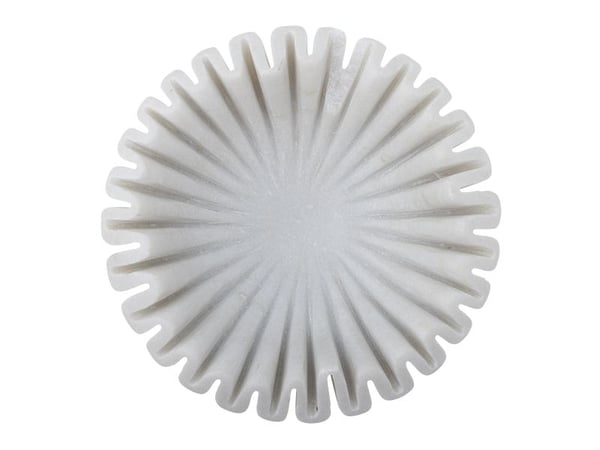 Bloomingville Harmonia bolle, hvit, marmor