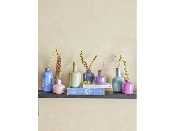 BLOOMINGVILLE Maien vase flerfarget steingods