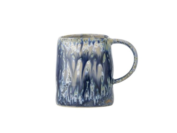 Bloomingville mugg blå keramik