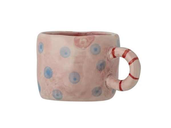 Bloomingville Mini Nini-kopp, rosa, steintøy