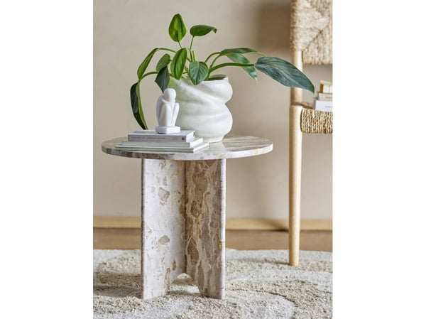 BLOOMINGVILLE Jasmia sidebord - brun - marmor