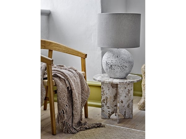 BLOOMINGVILLE Jasmia sidobord - brun - marmor