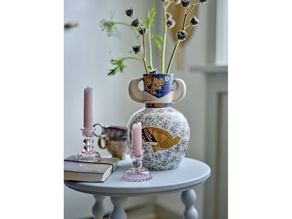 BLOOMINGVILLE Hezha vase blå steingods
