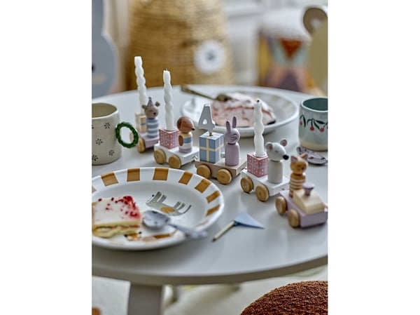 BLOOMINGVILLE MINI Junaid bursdagsdekorasjon flerfarget FSC®100%, MDF