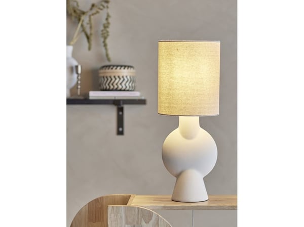 BLOOMINGVILLE Sergio bordlampe, natur, steingods