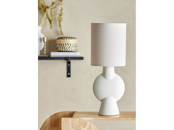 BLOOMINGVILLE Sergio bordlampe, natur, steingods