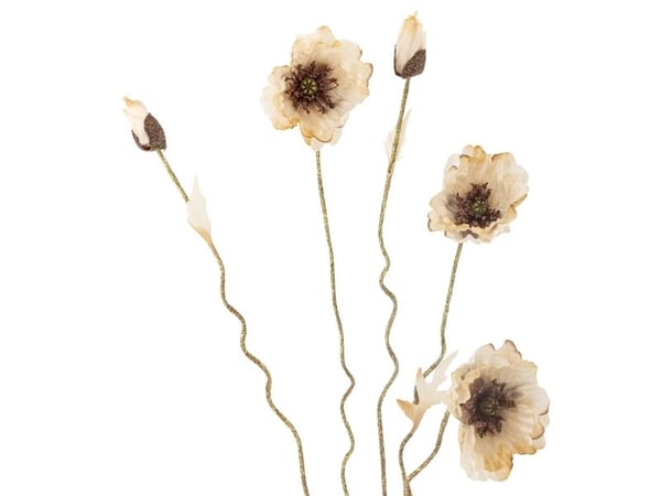 BLOOMINGVILLE Poppy stjälk, natur, konstgjorda blommor