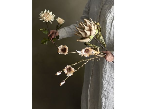 BLOOMINGVILLE Poppy stjälk, natur, konstgjorda blommor