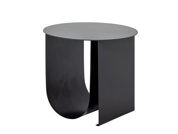 BLOOMINGVILLE Cher sidobord, svart, metall