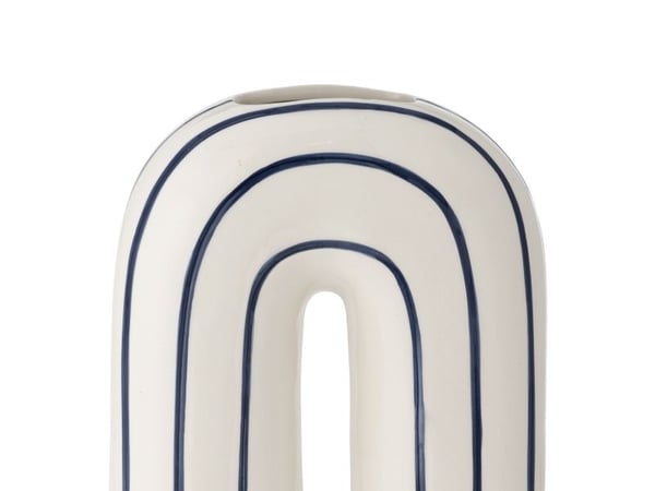 BLOOMINGVILLE Mae vase, blå, keramikk