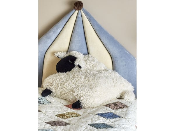 Bloomingville MINI Dolly bamse, hvit, polyester