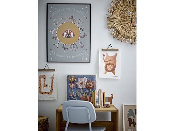 BLOOMINGVILLE MINI Charlie bokstøtte, flerfarget, FSC®100%, MDF